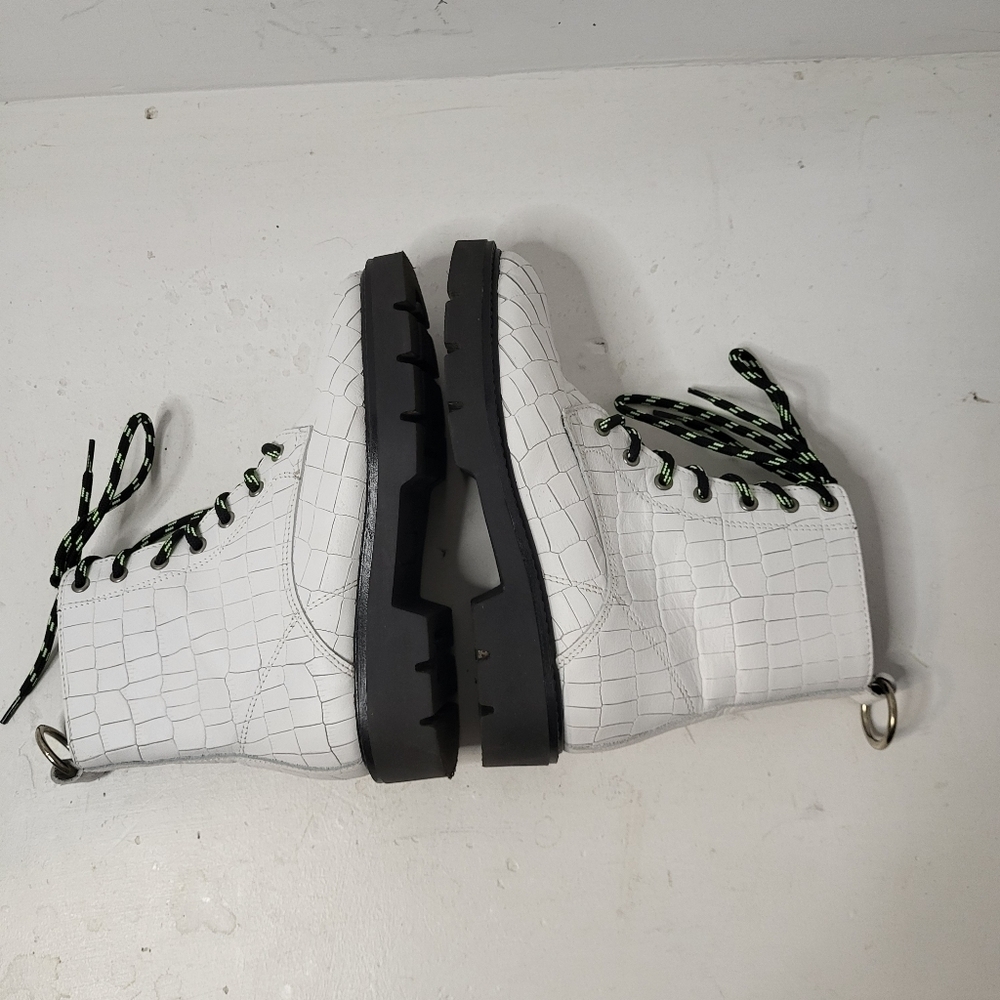 L'Intervalle Gene white croco leather boots Size 36 - Picture 5 of 11